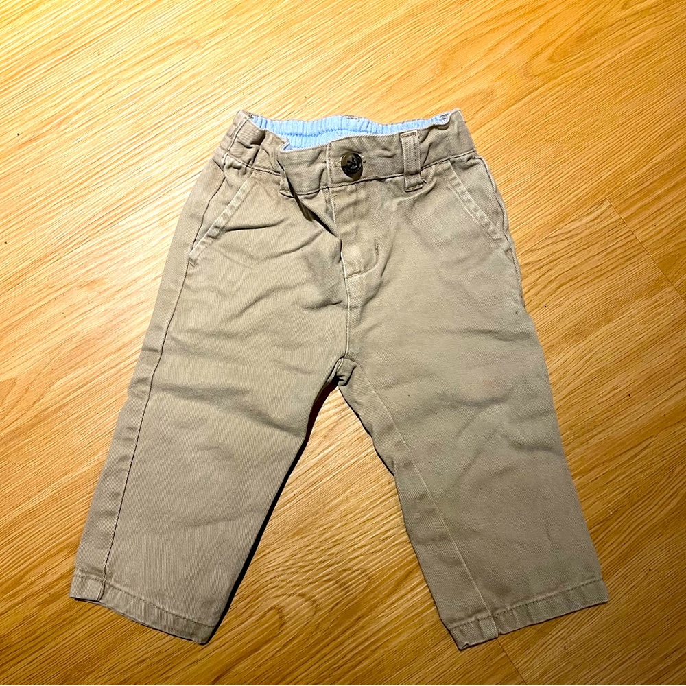 Baby khaki chino pants Janie and Jack size 6 - 12 months
